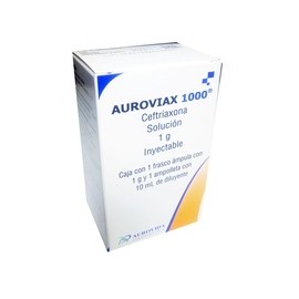 AUROVIAX 1000 (CEFTRIAXONA) AMP 1G 10ML C1