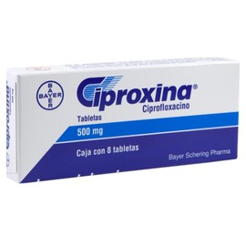 CIPROXINA (CIPROFLOXACINO) TAB 500MG C8