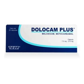 DOLOCAM PLUS (MELOXICAM/METOCARBAMOL) CAP 7.5MG/215MG C20