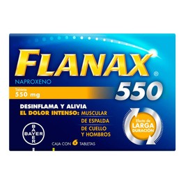 FLANAX (NAPROXENO) TAB 550MG C6