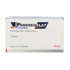 PANKREOFLAT (PANCREATINA/DIMETICONA) TAB 170MG/80MG C60