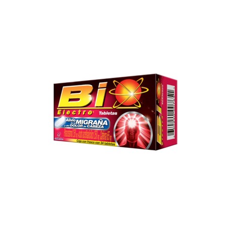 BIO ELECTRO (AC ACETIL/PARACETAMOL/CAFEINA) TAB 250MG/150MG/65MG C24