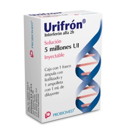 URIFRON (INTERFERON ALFA2B) FCO AMP 5 MILLONES C1