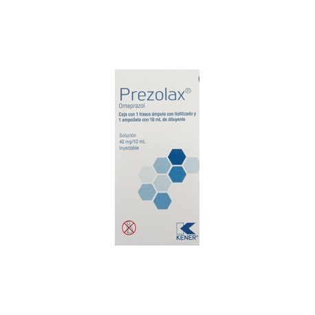 PREZOLAX (OMEPRAZOL) AMP 40MG/10ML C1