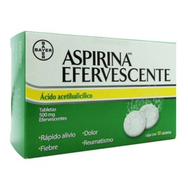 ASPIRINA EFERVESCENTE TAB 500MG C12