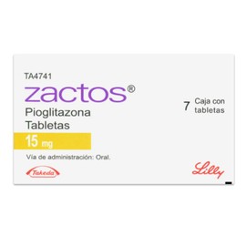 ZACTOS (PIOGLITAZONA) TAB 15MG C7