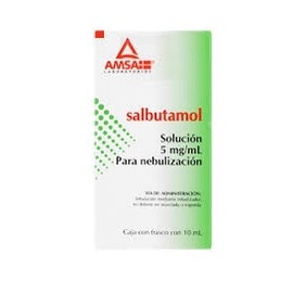 SALBUTAMOL SOL NEBULIZAR 10ML 5MG AMSA