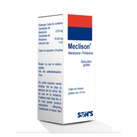 MECLISON (MECLIZINA/PIRIDOXINA) SOL GOTAS 15ML