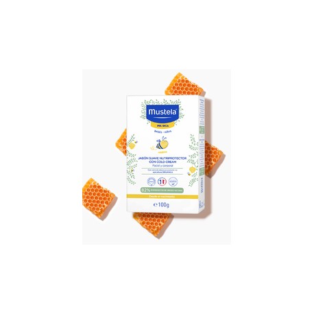 MUSTELA JABON NUTRI-PROT SECA 100G