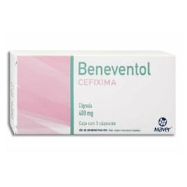 BENEVENTOL (CEFIXIMA) CAP 400MG C3