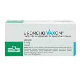 BRONCHO VAXOM INF (LISADOS BACTERIANOS) CAP 3.5MG C30