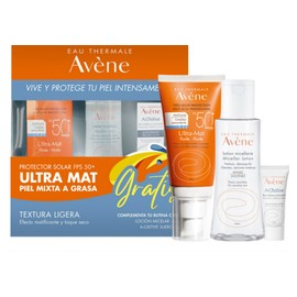AVENE KIT BLOQUEADOR ULTRA MATIFICANTE  FPS50+ MICELAR+A-OXITIVE SUERO 5ML