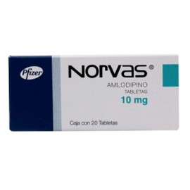 NORVAS (AMLODIPINO) TAB 10MG C20