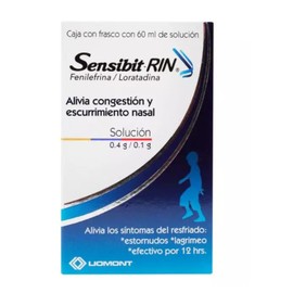 SENSIBIT-RIN (FENILEFRINA/LORATADINA) SOL 0.4/0.1G 60ML