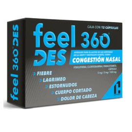 FEEL 360 DES (FENILEFRINA/CLORFENAMINA/PARACETAMOL) CAP C12