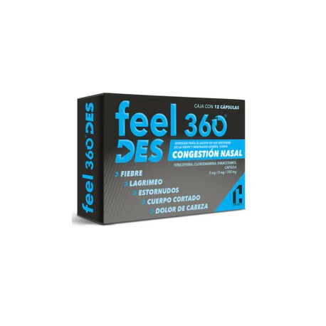 FEEL 360 DES (FENILEFRINA/CLORFENAMINA/PARACETAMOL) CAP C12