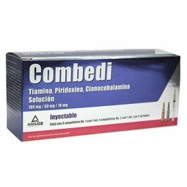 COMBEDI (TIAMINA/PIRIDOXINA/CIANOCOBALAMINA) AMP 100MG/50/10MG C5