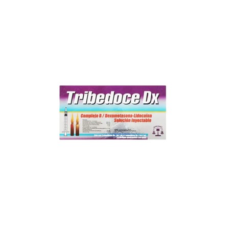TRIBEDOCE DX (COMPLEJO B/DEXAMETASONA/LIDOCAINA) AMP C3
