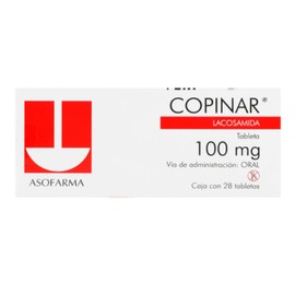 COPINAR (LACOSAMIDA) TAB 100MG C28