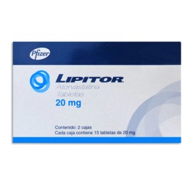 LIPITOR (ATORVASTATINA) TAB 20MG 15+15