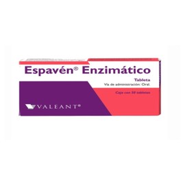 ESPAVEN ENZIMATICO (DIMETICONA/ASPEGILIUS/BILIS BOVINA/CELULASA)GRAGEAS C50