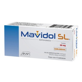 MAVIDOL SL (KETOROLACO) TAB 30MG C4