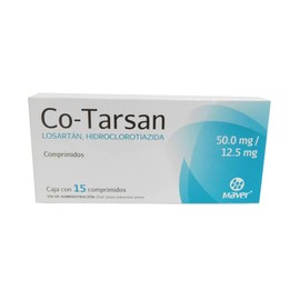 CO-TARSAN (LOSARTAN/HIDROCLOROTIAZIDA) COMP 50/12.5MG C15