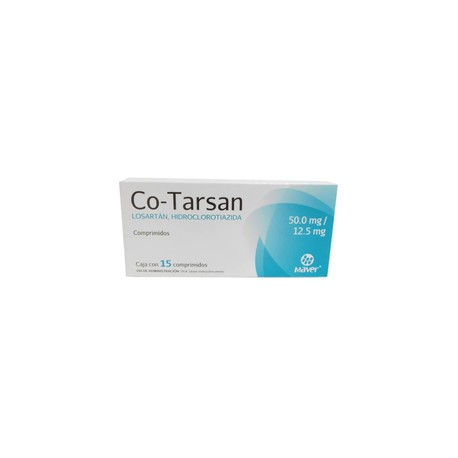 CO-TARSAN (LOSARTAN/HIDROCLOROTIAZIDA) COMP 50/12.5MG C15