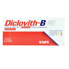 DICLOVITH-B-FRT (COMPLEJO B/DICLOFENACO) AMP C3