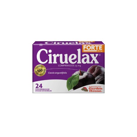 CIRUELAX FORTE (CASSIA ANGUSTIFOLIA) COMP 25MG C24