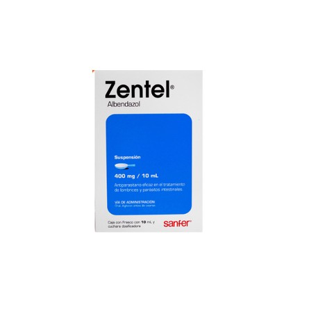 ZENTEL (ALBENDAZOL) SUSPENSION 400MG/10ML