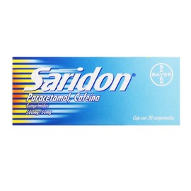 SARIDON (PARACETAMOL/CAFEINA) COMP 500MG/50MG C20