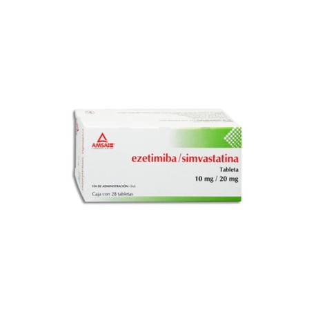 EZETIMIBA/SIMVASTATINA TAB 10MG/20MG C28 AMSA