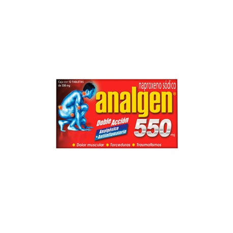 ANALGEN (NAPROXENO SODICO) TAB 550MG C12