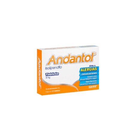 ANDANTOL (ISOTIPENDILO) TAB 4MG C20