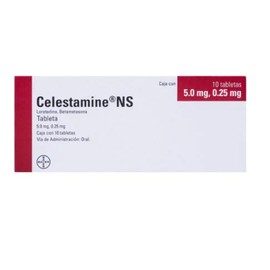 CELESTAMINE NS (LORATADINA/BETAMETASONA)TAB 5.0/0.25MG C10