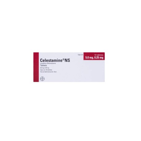 CELESTAMINE NS (LORATADINA/BETAMETASONA)TAB 5.0/0.25MG C10