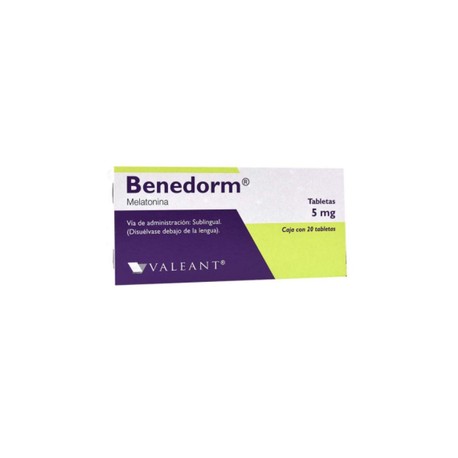 BENEDORM (MELATONINA) TAB 5MG SL C20