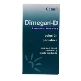 DIMEGAN-D (LORATADINA/FENILEFRINA) SOL PED 60ML