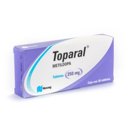 TOPARAL (METILDOPA) TAB 250MG C30 NOVAG