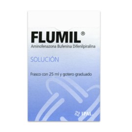 FLUMIL (AMINOFENAZONA BUFEMINA DIFENILPRAMINA) SOL GTS 25ML