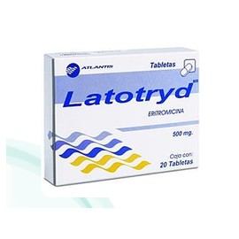 LATOTRYD (ERITROMICINA) TAB 500MG C20