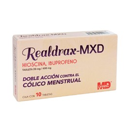 REALDRAX-MXD (HIOSCINA/IBUPROFENO) TAB 20MG/400MG C10