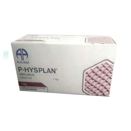 P-HYSPLAN (SIROLIMUS) TAB 1MG C60 RAAM