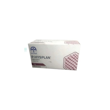P-HYSPLAN (SIROLIMUS) TAB 1MG C60 RAAM