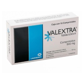 VALEXTRA (VALACICLOVIR) COMP 500MG C10