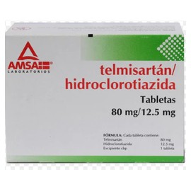 TELMISARTAN/HIDROCLOROTIAZIDA TAB 80MG/12.5MG C28 AMSA