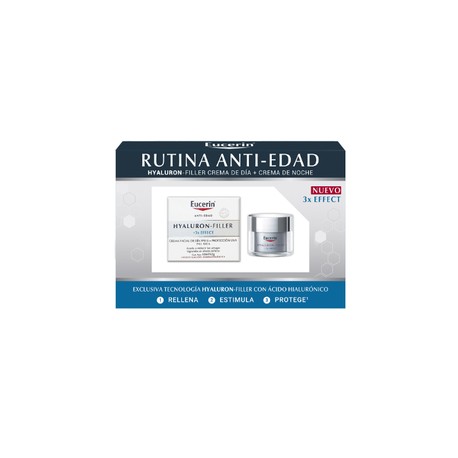 EUCERIN KIT HYALURON FILLER CREMA DE DIA+MINI NOCHE