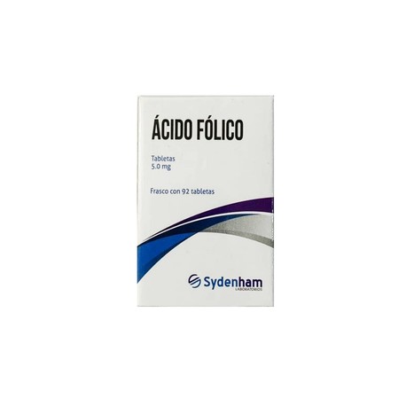 ACIDO FOLICO TAB 5MG C92 SYDENHAM