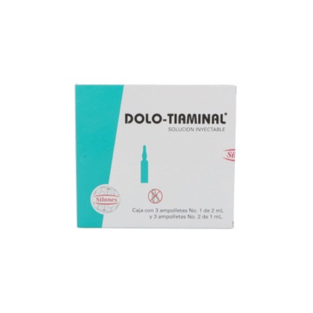 DOLO-TIAMINAL (TIAMINA/PIRIDOXINA/HIDROXOCOBALAMINA) AMP 200MG/100MG/5000MG C3